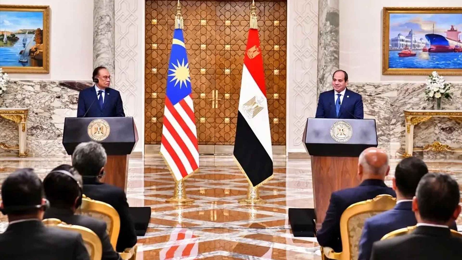 Mısır Cumhurbaşkanı Sisi, Malezya Başbakanı Enver İbrahim ile Ateşkes Çabaları Konusunda Anlaştı